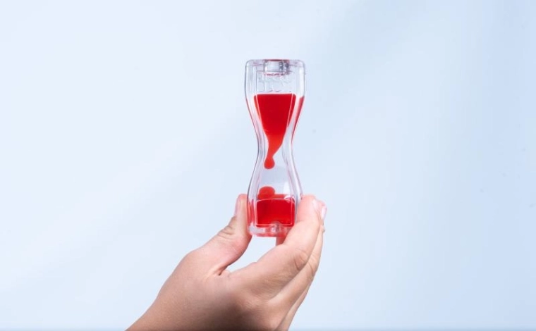 Fidget Blox Vision lavă colorată roșie instrument antistres