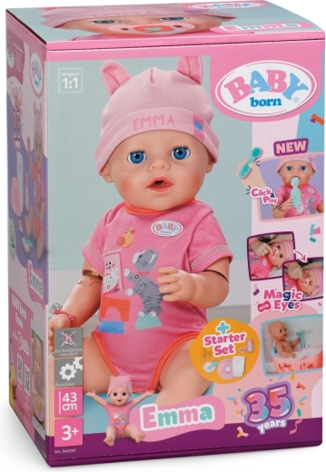BABY born Emma cu mână magică, 43 cm