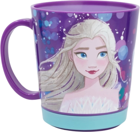 Cană sigură din plastic pentru copii Frozen – Regatul de gheață Elsa 410 ml