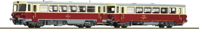 Roco automotor diesel M 152 0059 cu vagon anexă Blm ČSD (TT)