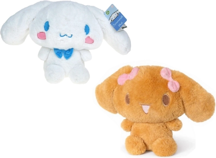 Pluș Hello Kitty Fluffy Cinnamoroll & Mocca 30 cm