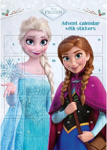 Calendar de Advent cu autocolante Regatul de Gheață