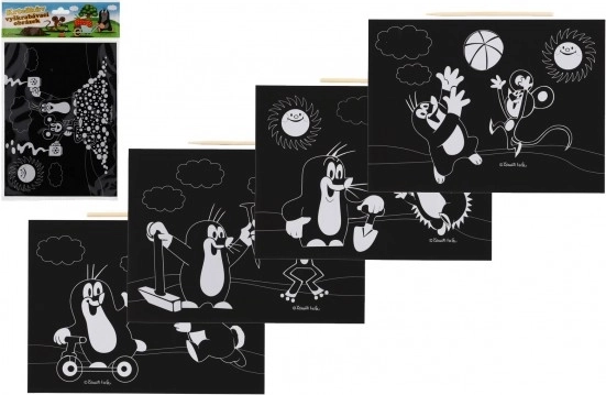 Tablou de zgâriat Krtek și prietenii