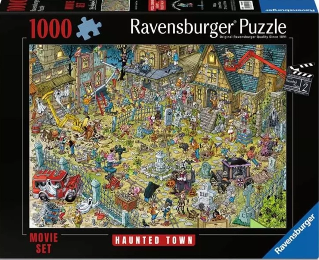 Puzzle Ravensburger Orașul fantomelor 1000 de piese