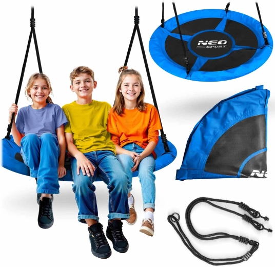 Leagăn circular Neo-Sport tip „cuib” Swingo 115 cm
