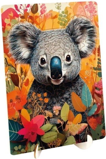 Puzzle din lemn cu contur Moxy Koala – 117 piese