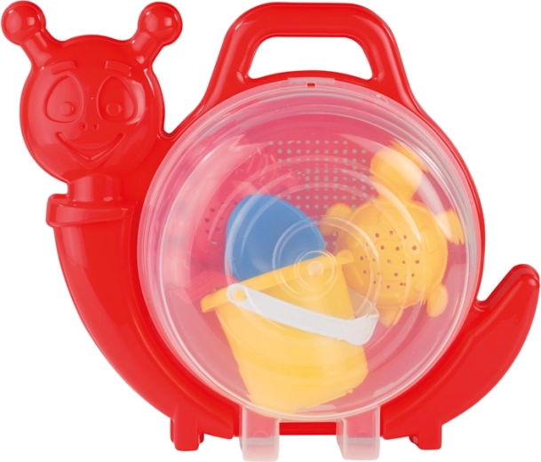 Set jucării pentru nisip melc, 6 piese