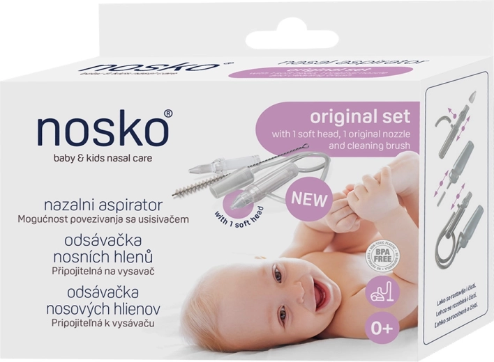 NOSKO aspirator nazal pentru mucus – set original