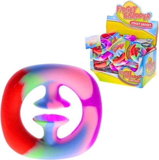 Jucărie antistres fidget snapper curcubeu – 6 culori