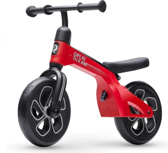 Bicicletă de echilibru Qplay Tech roșie