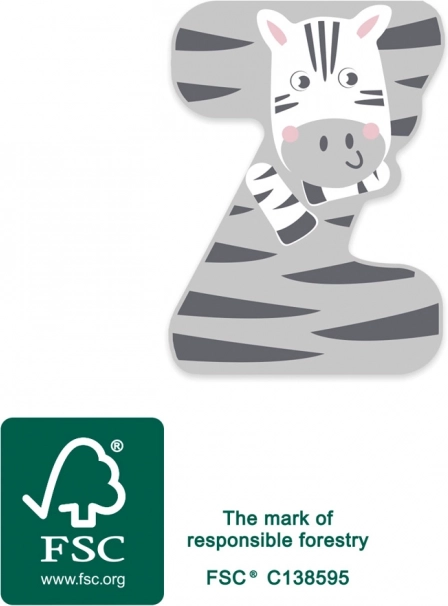 small foot literă de lemn Z