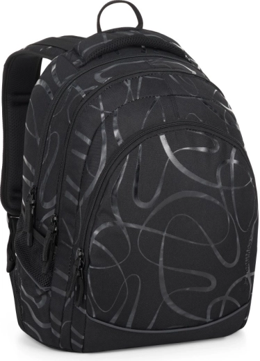 Rucsac studențesc Bagmaster Digital negru