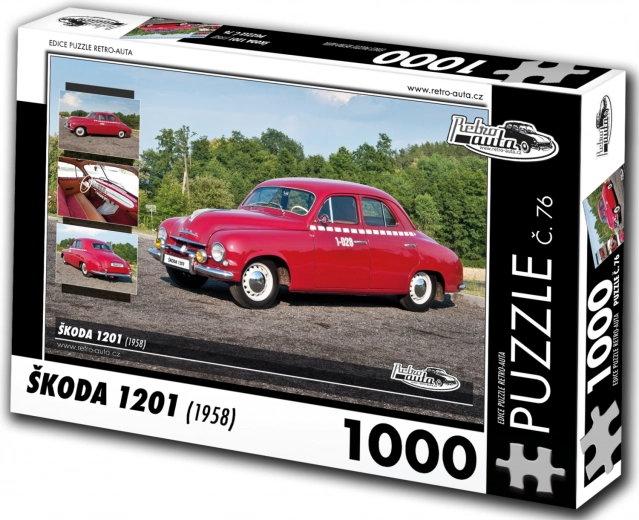 retro-auta puzzle Škoda 1201 – 1000 piese