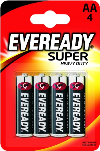 Energizer Eveready Super Heavy Duty baterii AA 1,5 V, 4 bucăți