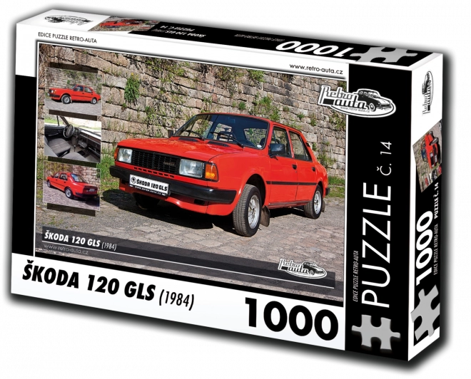 Puzzle RETRO-MAȘINI Škoda 120 GLS 1000 piese