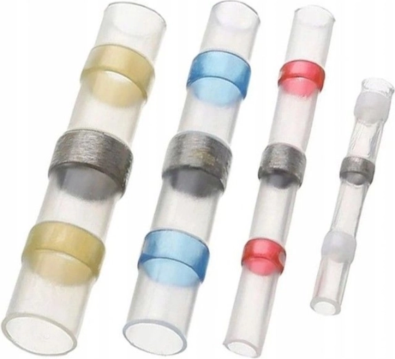 Conectori de lipire termocontractabili cu cositor – set 250 buc.