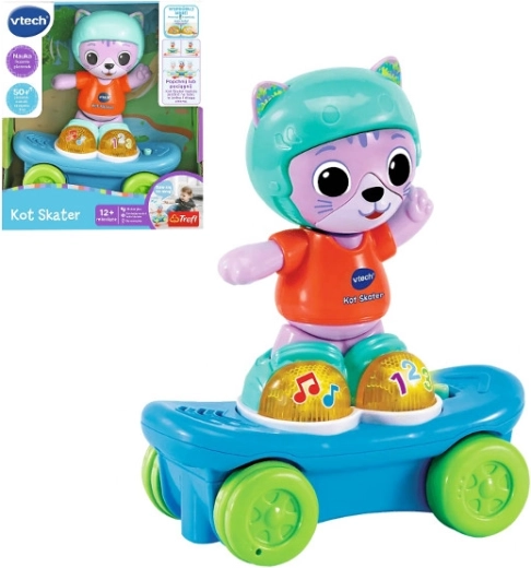 Pisică pe skateboard VTech