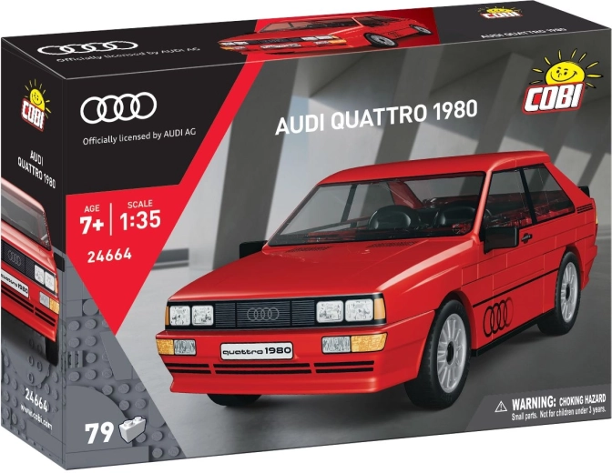 Cobi Audi Quattro 1980 set de construcție 1:35 (79 piese)