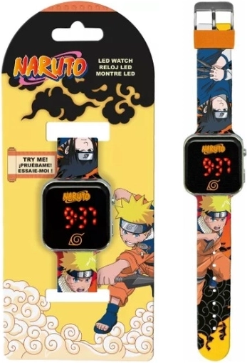 Ceas digital LED pentru copii Naruto