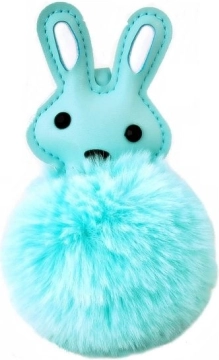 Decorațiune suspendată iepuraș cu ciucure (12 × 8 cm)