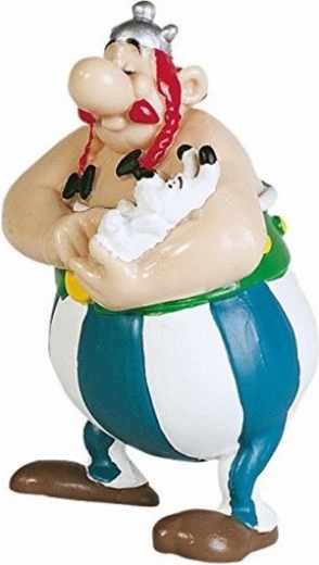 Asterix & Obelix figurină de colecție Obelix cu Idefix - 1 bucată