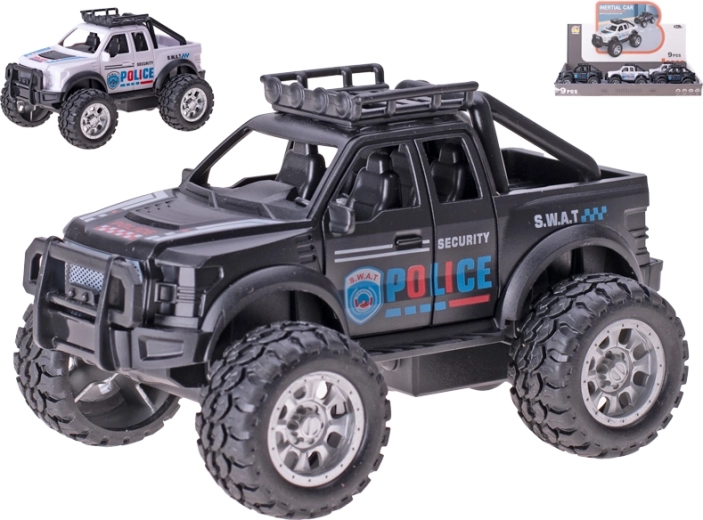 Mașină de poliție cu mecanism inerțial 13,5 cm