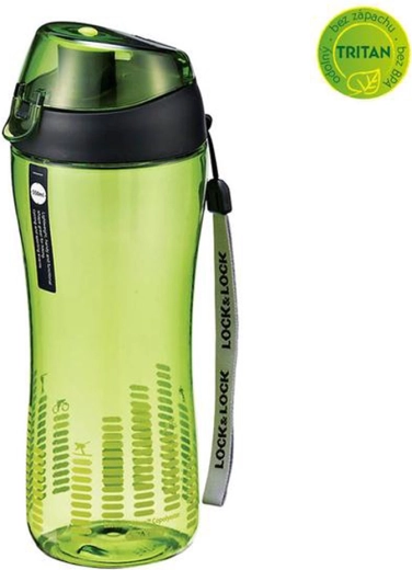 Sticlă sport pentru băut Tritan Lock 550 ml – verde