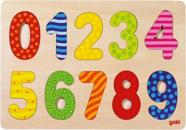 Puzzle cu numere 0-9