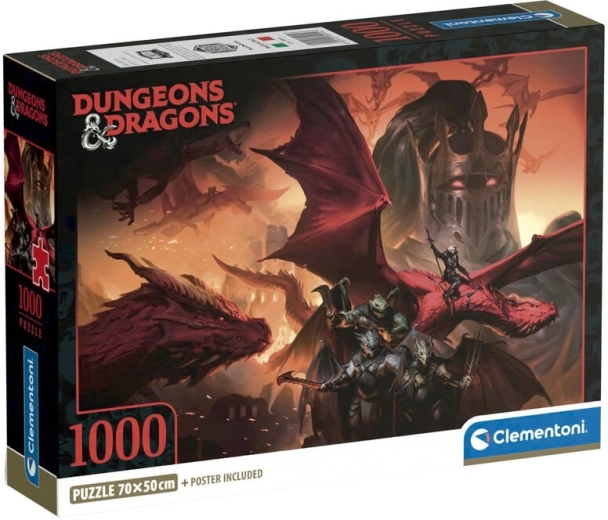 Puzzle CLEMENTONI Dungeons & Dragons 1000 piese