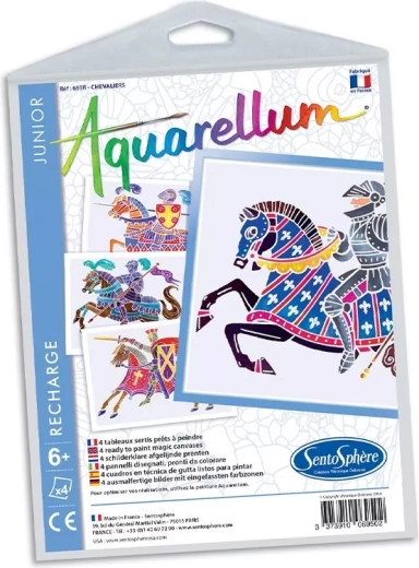 Sentosphere set de imagini acuarele junior cavaleri