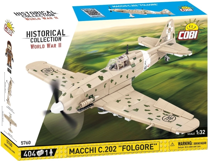 Cobi Macchi C.202 Folgore, set de construcție avion 1:32 - 1 bucată