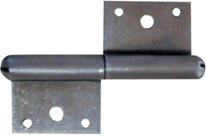 Balamă de fereastră 80 mm în L, set 20 buc