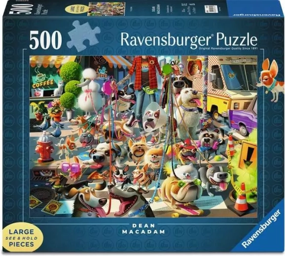 Puzzle Ravensburger Încoronarea câinilor 500 de piese