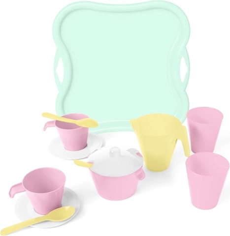 WADER PartyTime set de cafea pentru copii cu tavă Cool Mint