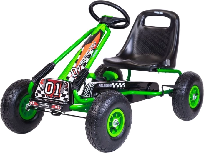 Kart cu pedale pentru copii BABY MIX Razor verde