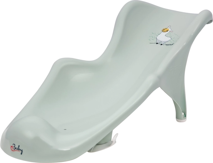 Șezlong de baie pentru bebeluși – verde salvie