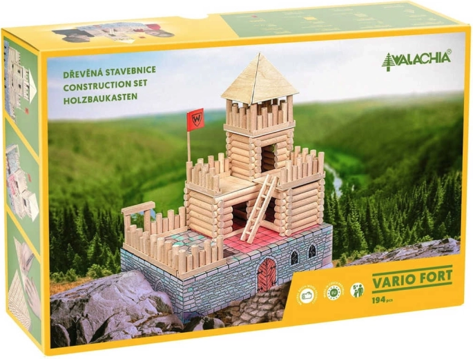 Walachia Vario Fort set de construcție din lemn pentru fortăreață