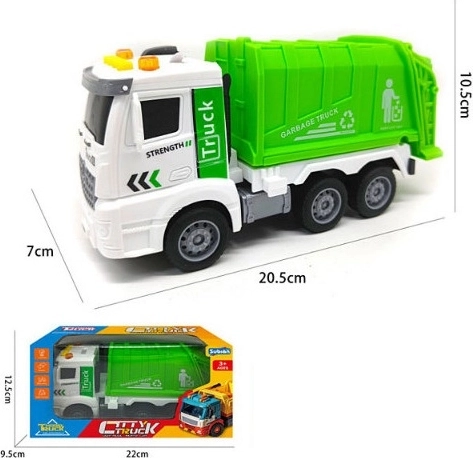 Camion de gunoi cu efecte luminoase și sonore