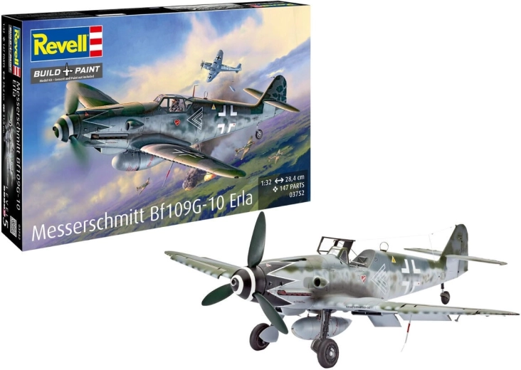 Model din plastic al avionului Messerschmitt Bf 109 G-10 Erla 1:32