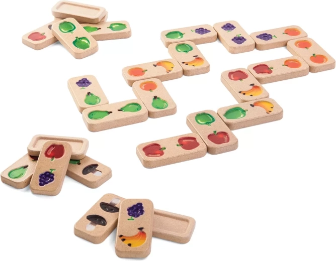 PlanToys domino fructe și legume