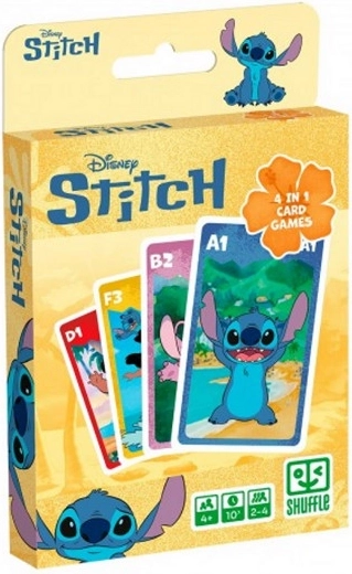 Joc de cărți 4 în 1 DISNEY STITCH