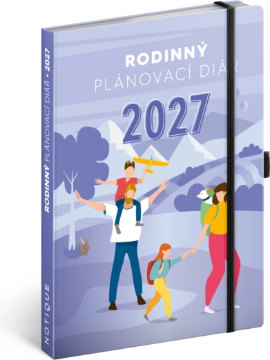 Notique agendă familială pentru părinți 2027, 15 × 21 cm
