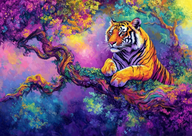 Enjoy puzzle Măreția junglei 1000 de piese