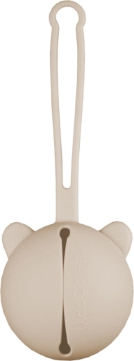 Oh,Poppy! Nola husă din silicon pentru suzete linen beige