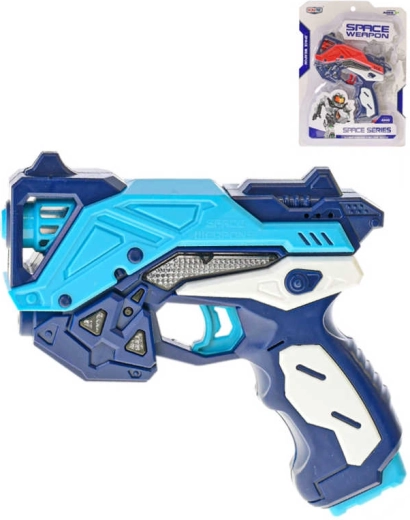 Pistol spațial pentru copii cu lumină și sunet 17 cm - 1 bucată