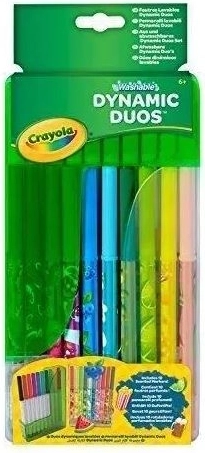 Crayola Dynamic Duos markere lavabile parfumate și clasice - 20 buc.
