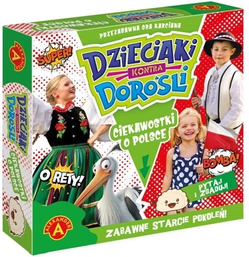 Copiii contra adulților: curiozități despre Polonia (joc de familie cu cărți)