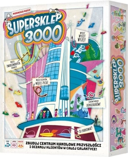 Rebel Supersklep 3000 – joc de societate strategic despre construirea unui centru comercial futurist