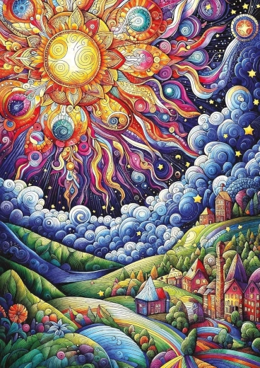 Puzzle Cuprinderea cosmică 1500 piese