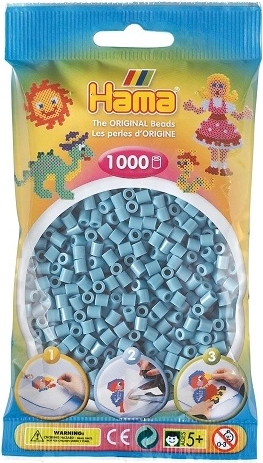 Mărgele de călcat Hama MIDI albastru pastel 1000 buc.